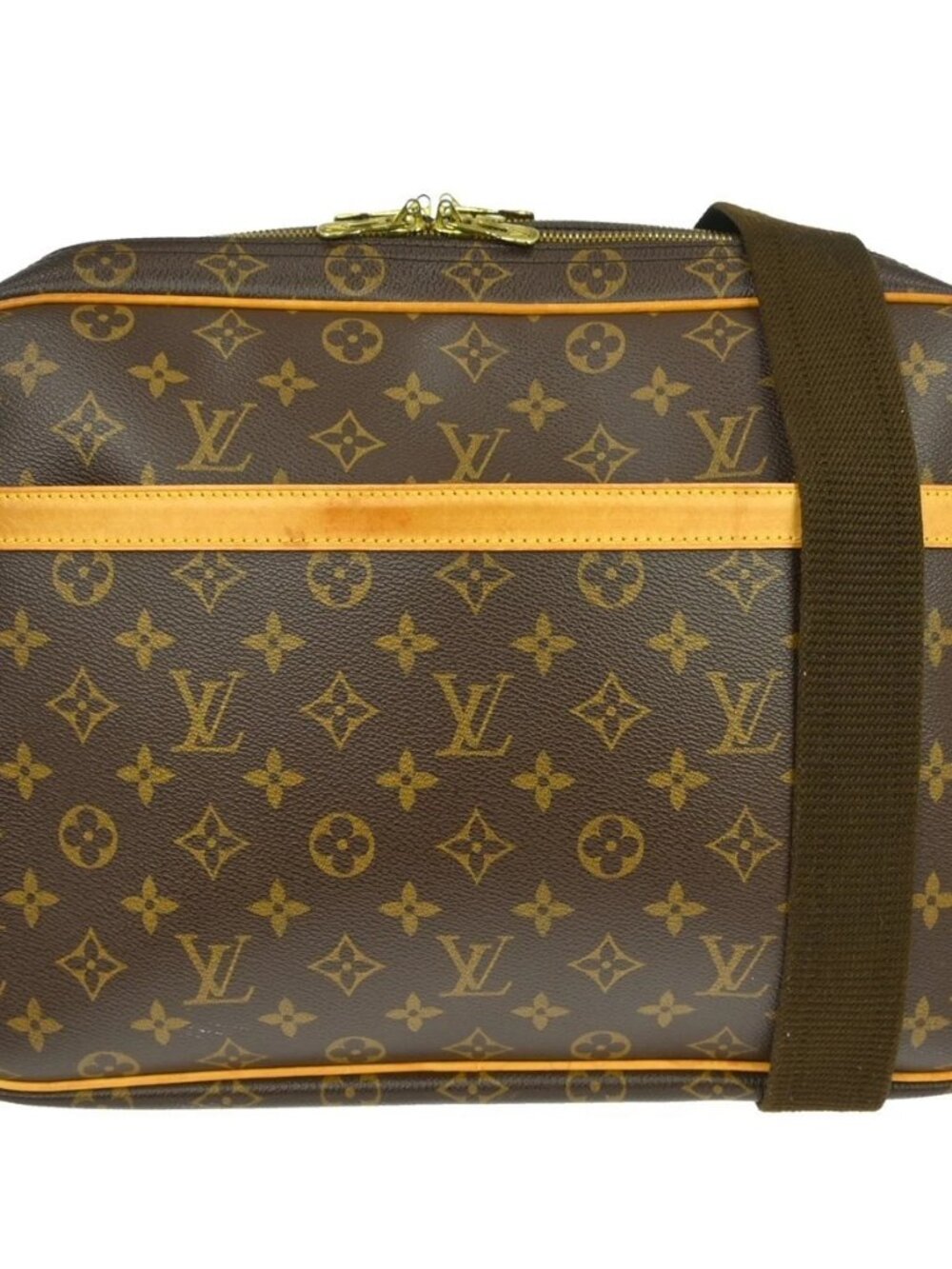 LOUIS VUITTON MONOGRAM REPORTER GM SHOULDER BAG